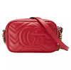 GUCCI Red Leather Crossbody Bag