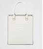 PRADA White Leather Crossbody Bag