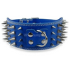 3 inch Wide Spikes Studded Leather Pet Dog Collar for Large Breeds Pitbull Doberman M L XL Sizes