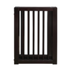 American Trails Free Standing Pet Gate with Door-Espresso