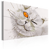 Canvas Painting - Grey Cat