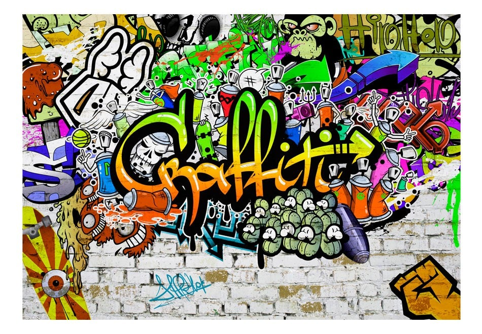 Wallpaper - Graffiti street art - graffiti on the wall