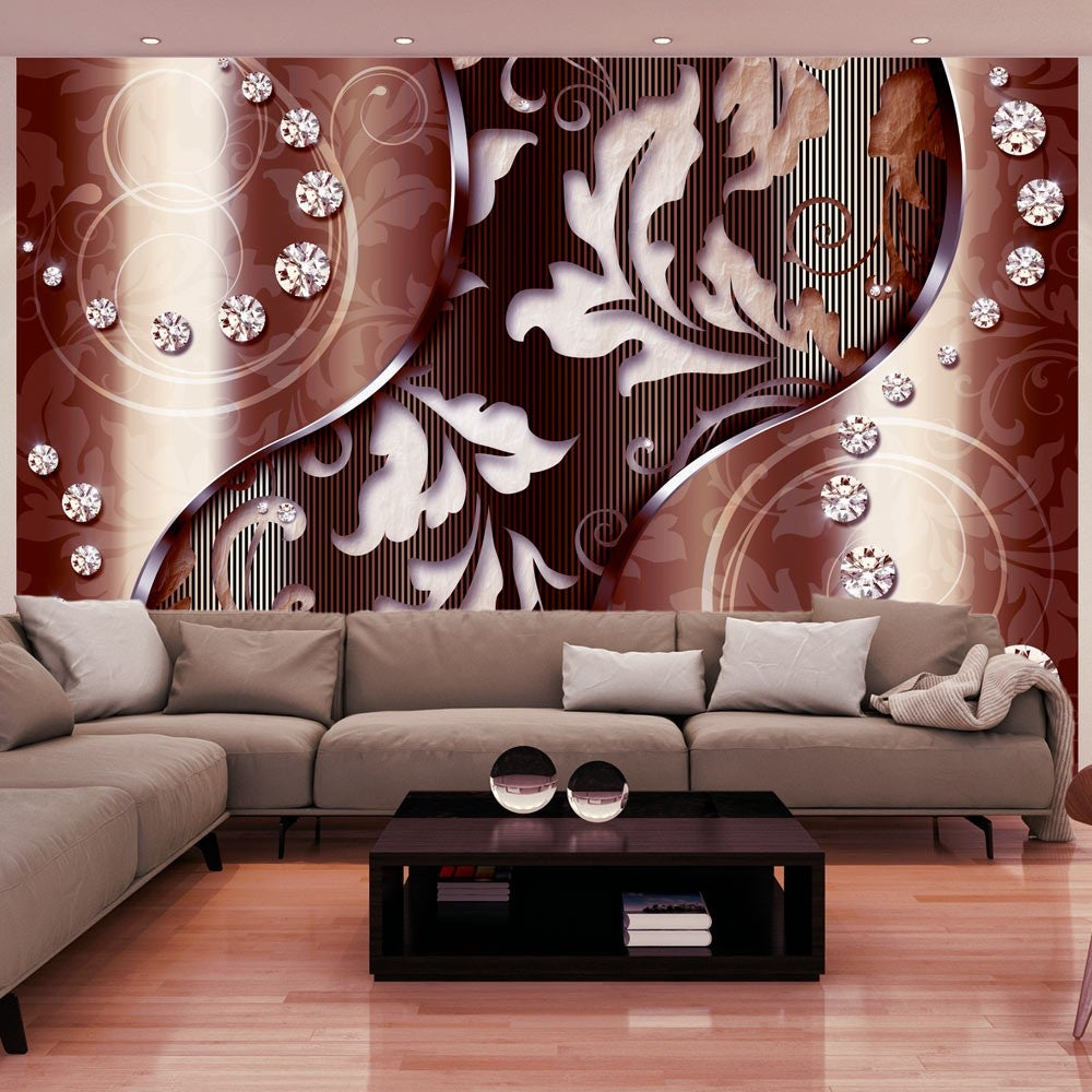 Wall Mural - Copper Leaves