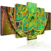 Canvas Painting - Mandala: Green Energy