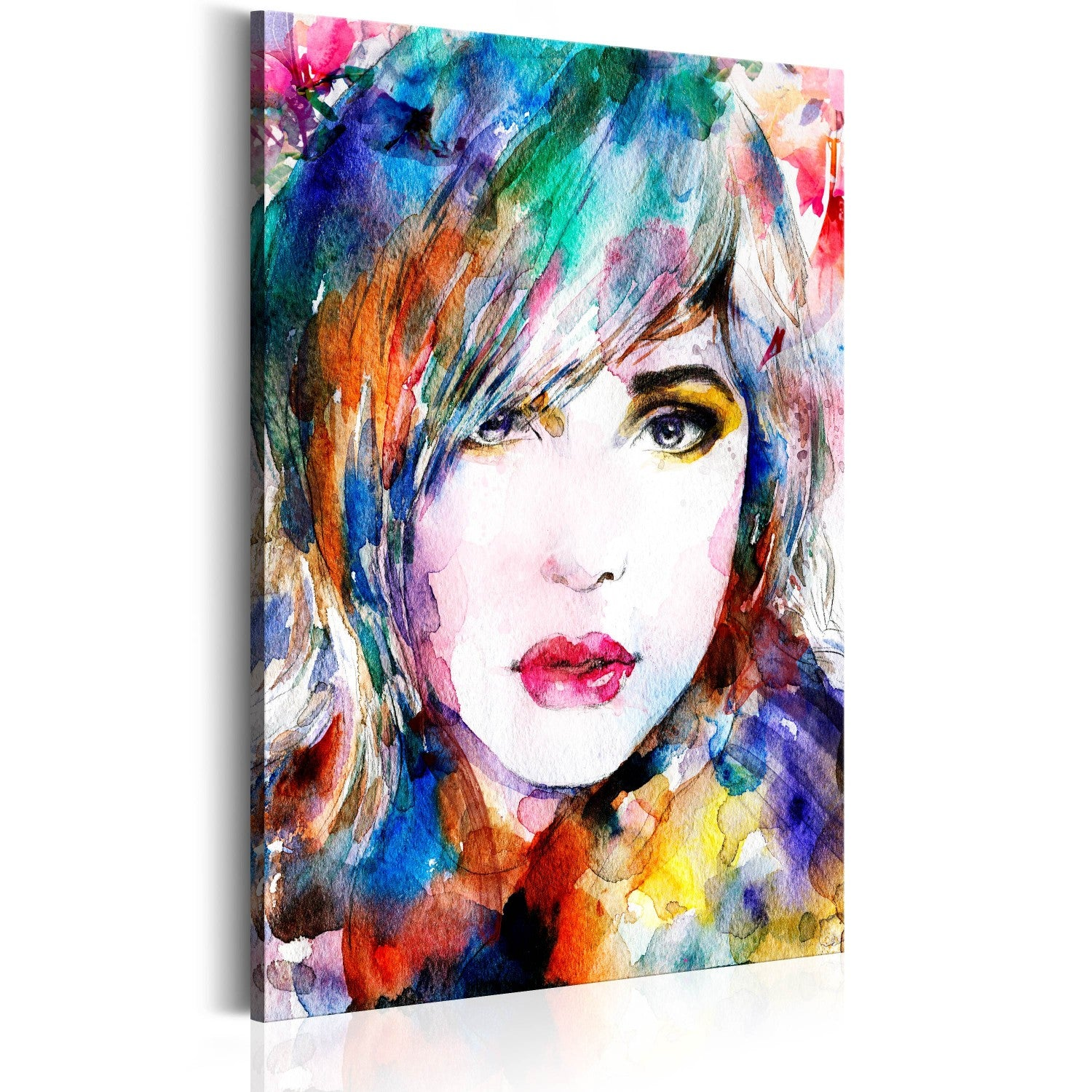 Canvas Painting - Rainbow Girl