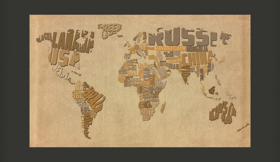Wallpaper - World Map of The Explorers