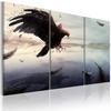 Canvas Painting - Eagle On The Water Of A Lake