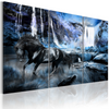Canvas Painting - Sapphire Waterfall