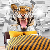 Load image into Gallery viewer, 3D Wallpaper - Tiger Jump