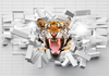 Load image into Gallery viewer, 3D Wallpaper - Tiger Jump