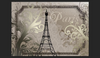 Wallpaper - Vintage Paris: Gold Color