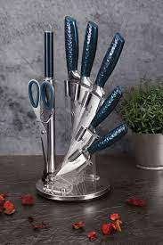 8-Piece Kitchen Knife Set with Acrylic Stand