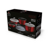 Load image into Gallery viewer, 9-Pieces Cookware Set with Detached Ergonomic Handle