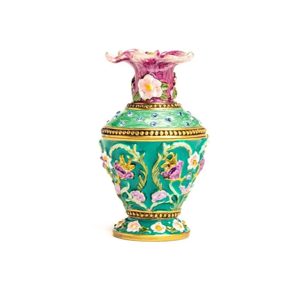 Green Vase Trinket Box