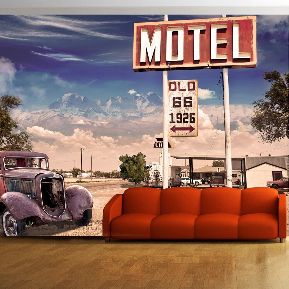 Vintage Wallpaper - Old Motel