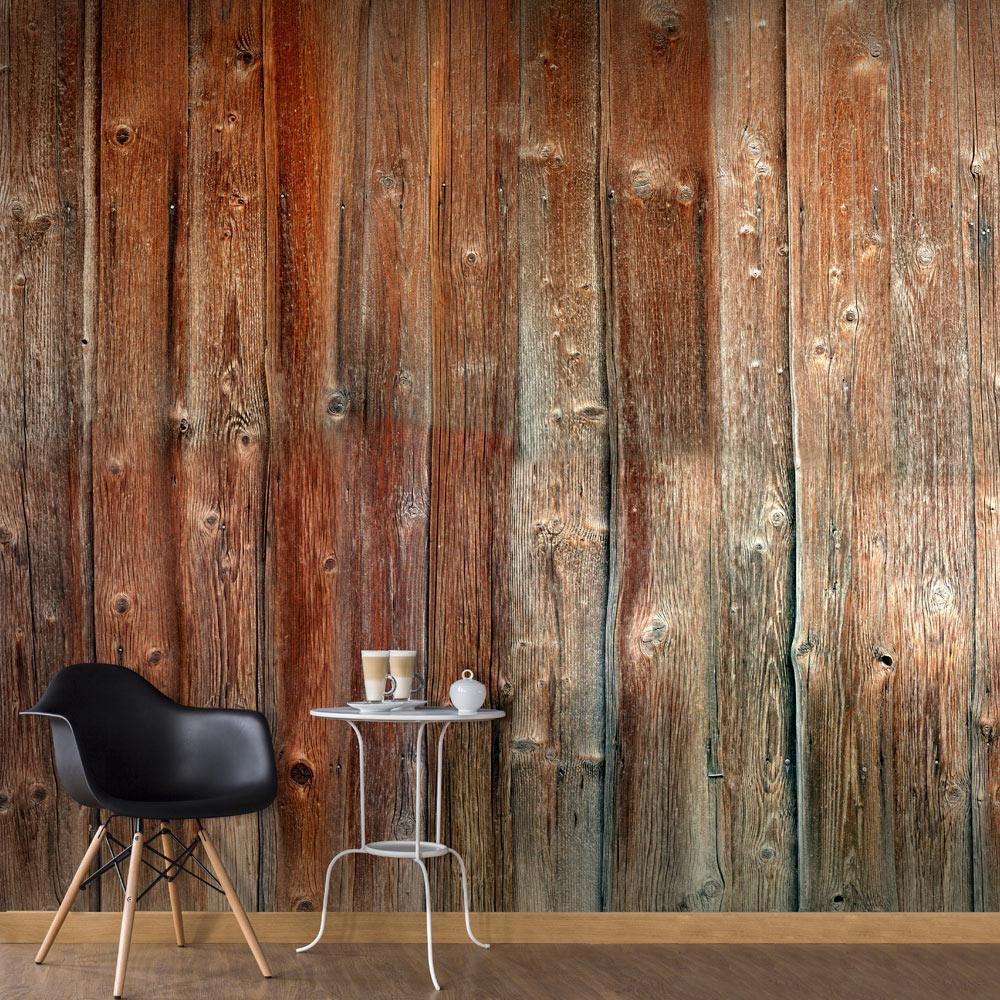 Wallpaper - Wood Effect - Forest Cottage