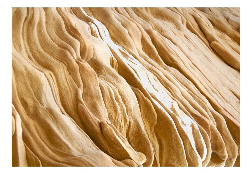 Wallpaper - Wavy sandstone forms (Stone)