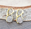 24K Gold Crystal Ball Pendant Necklace Jewellery Set