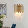 Load image into Gallery viewer, Crystal Luminary Gold Modern Led Wall Light